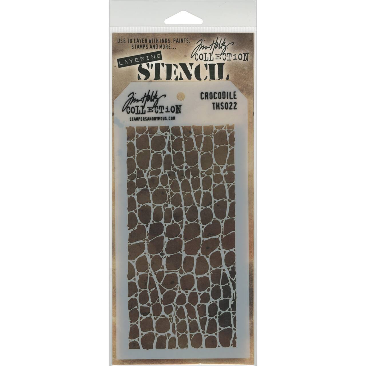 Stampers Anonymous Tim Holtz&#xAE; Crocodile Layered Stencil
